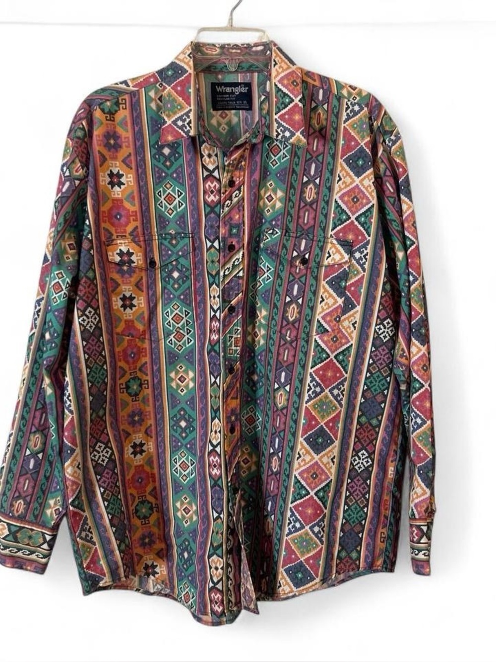 Wrangler cowboy cut rodeo wear shirt